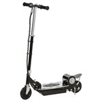 HOMCOM Trottinette Électrique 120 W Pliable pour Enfants de 7 à 12 Ans 10 Km/h Max. Hauteur Guidon Réglable 2 Roues en PU Coloris Noir et Argent