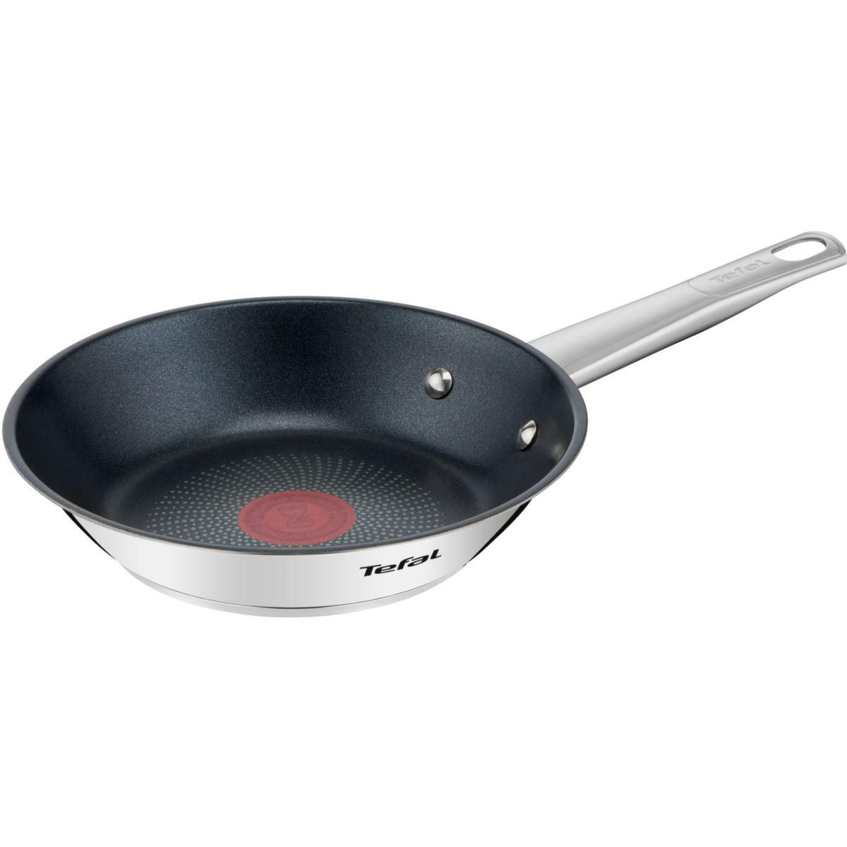 TEFAL Batterie de cuisine Cook Eat 2 poeles 24/28 cm