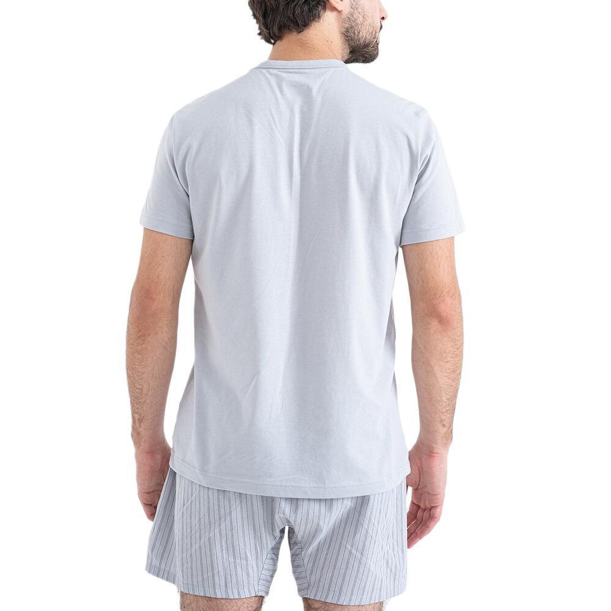 Voir la diapositive 5 : CALVIN KLEIN JEANS Pyjama gris homme calvin klein jeans poplin