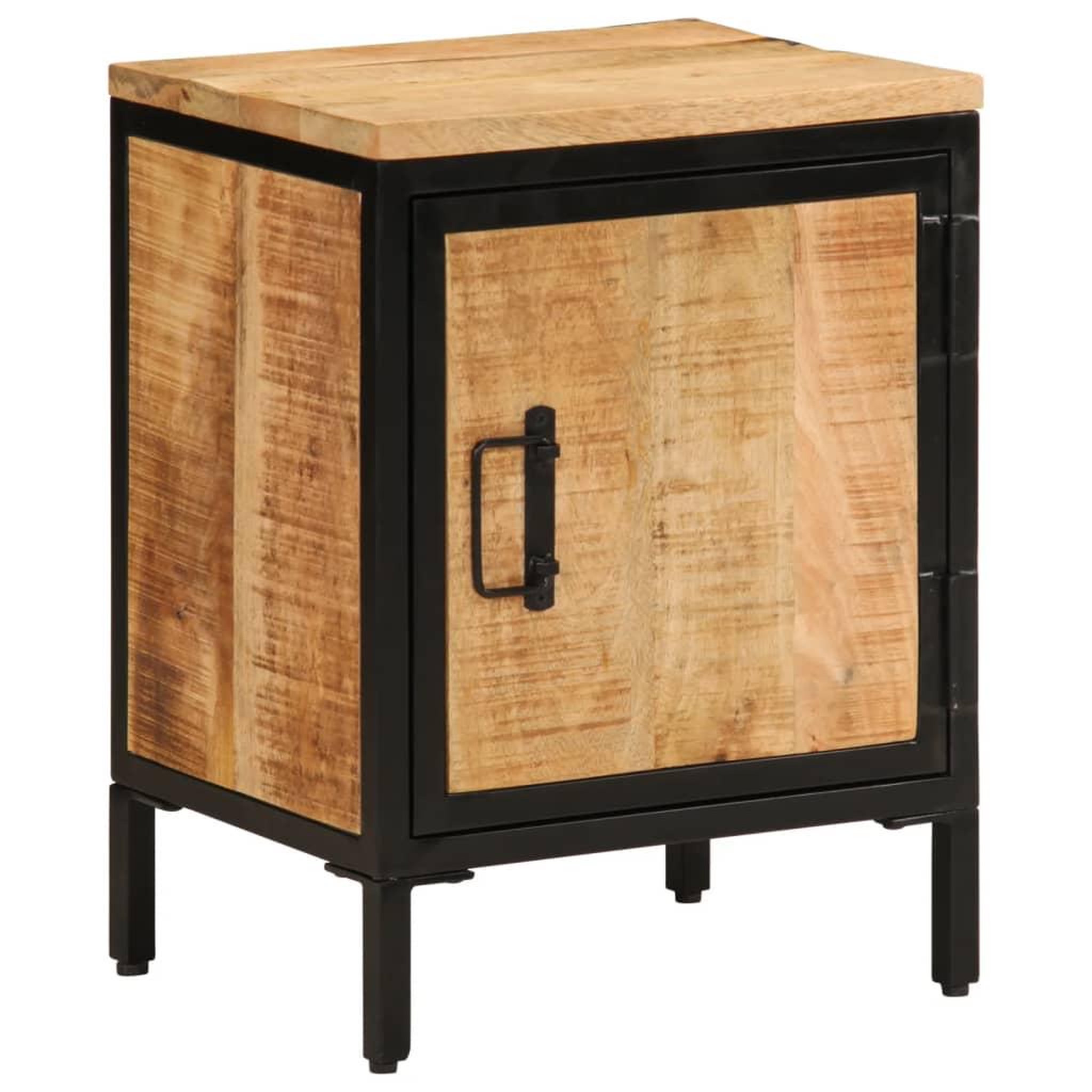 VIDAXL Table de chevet 40x30x52,5 cm bois de manguier massif brut
