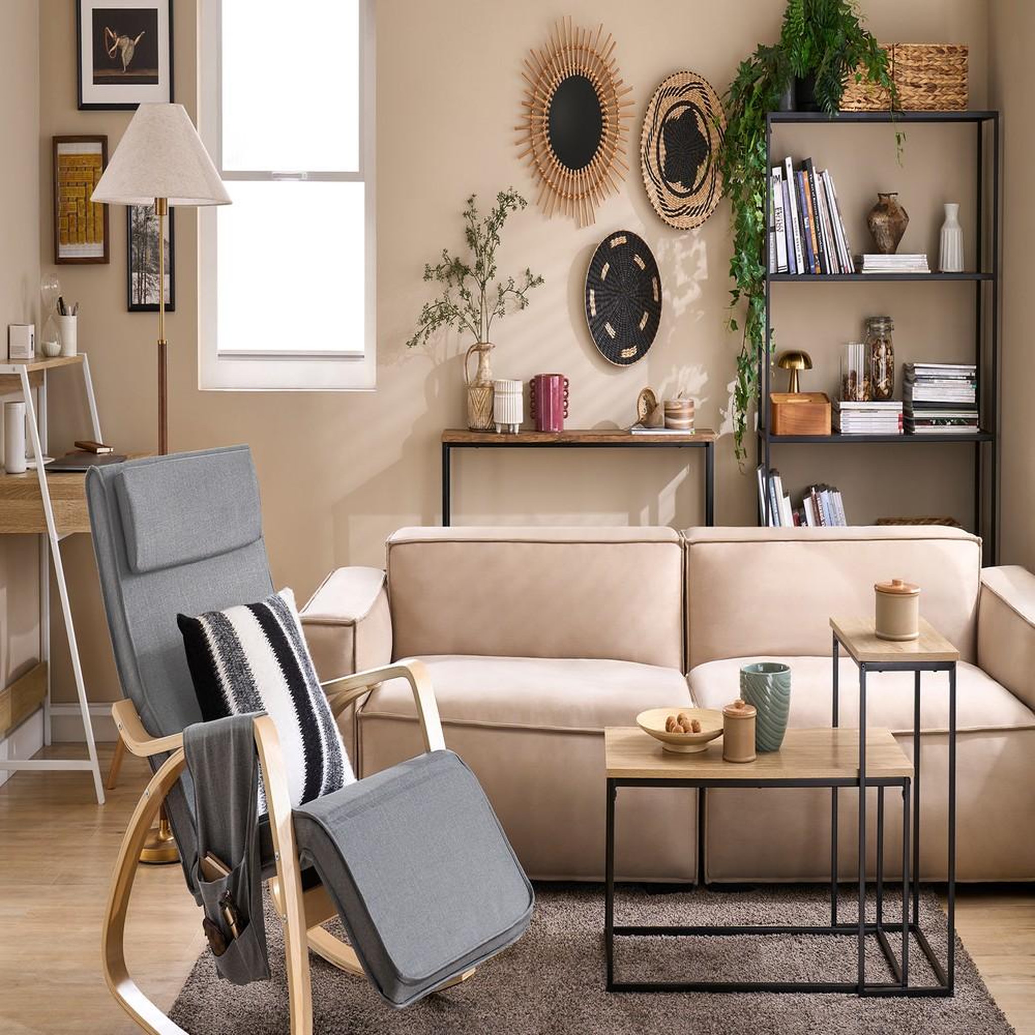 Voir la diapositive 2 : SOBUY SoBuy - Console D'entrée - 120x20x65cm - Industriel - FSB19