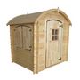 Voir la diapositive 4 : Soulet Cabane de jardin pour enfant - Bois - H145m - PATTY