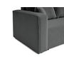 Voir la diapositive 6 : BEST MOBILIER Topaze - canapé 3 places - convertible avec coffre - en tissu bouclette