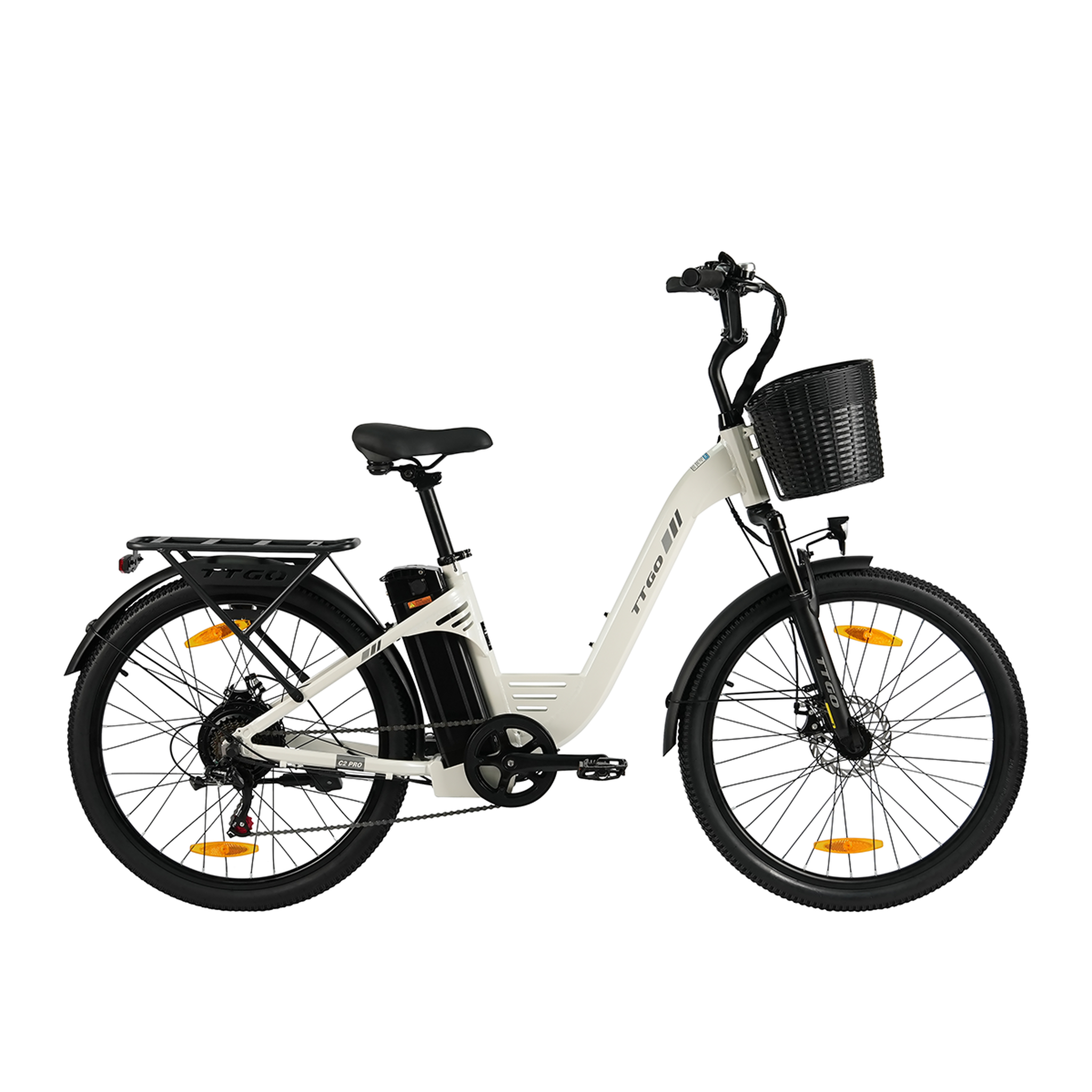 TTGO Vélo électrique urbain TTGO C2 PRO 250w. Coloris disponibles : Noir
