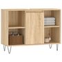 Voir la diapositive 3 : VIDAXL Armoire salle de bain chene sonoma 80x33x60cm bois d'ingenierie