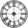 VIDAXL Horloge murale vintage avec mouvement a quartz Metal 60 cm XXL