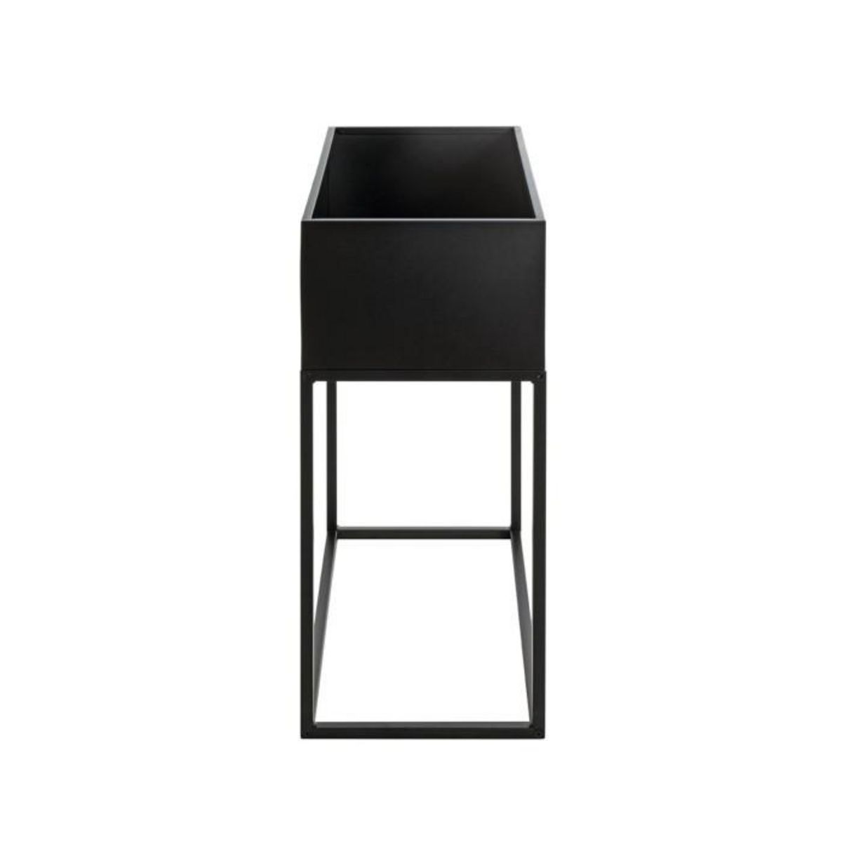 Paris Prix Porte Plantes en Métal  Variable  70cm Noir