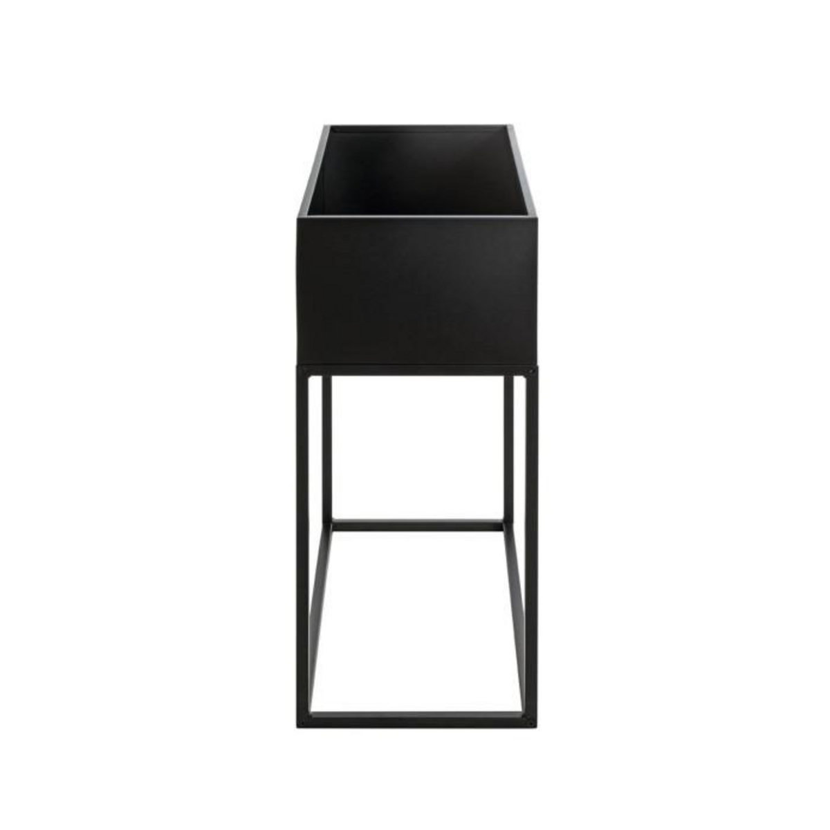 Paris Prix Porte Plantes en Métal  Variable  70cm Noir