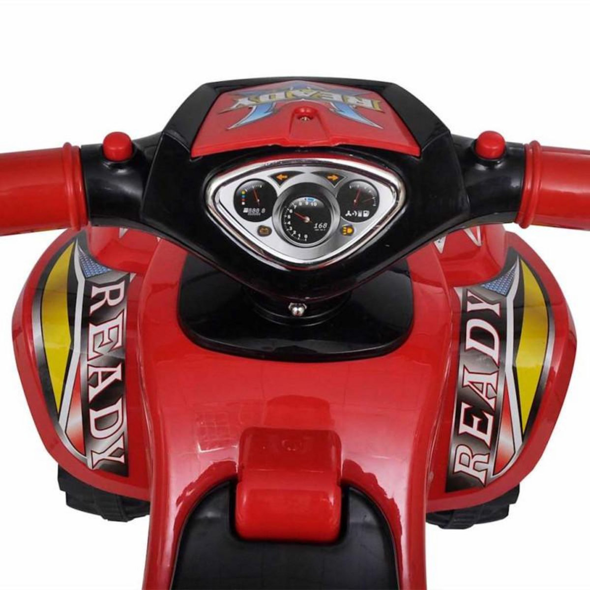 VIDAXL Quad à chevaucher enfant rouge avec son et lumière