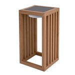 Lumisky Lanterne solaire décorative CHENNAI Bois Bois H30cm