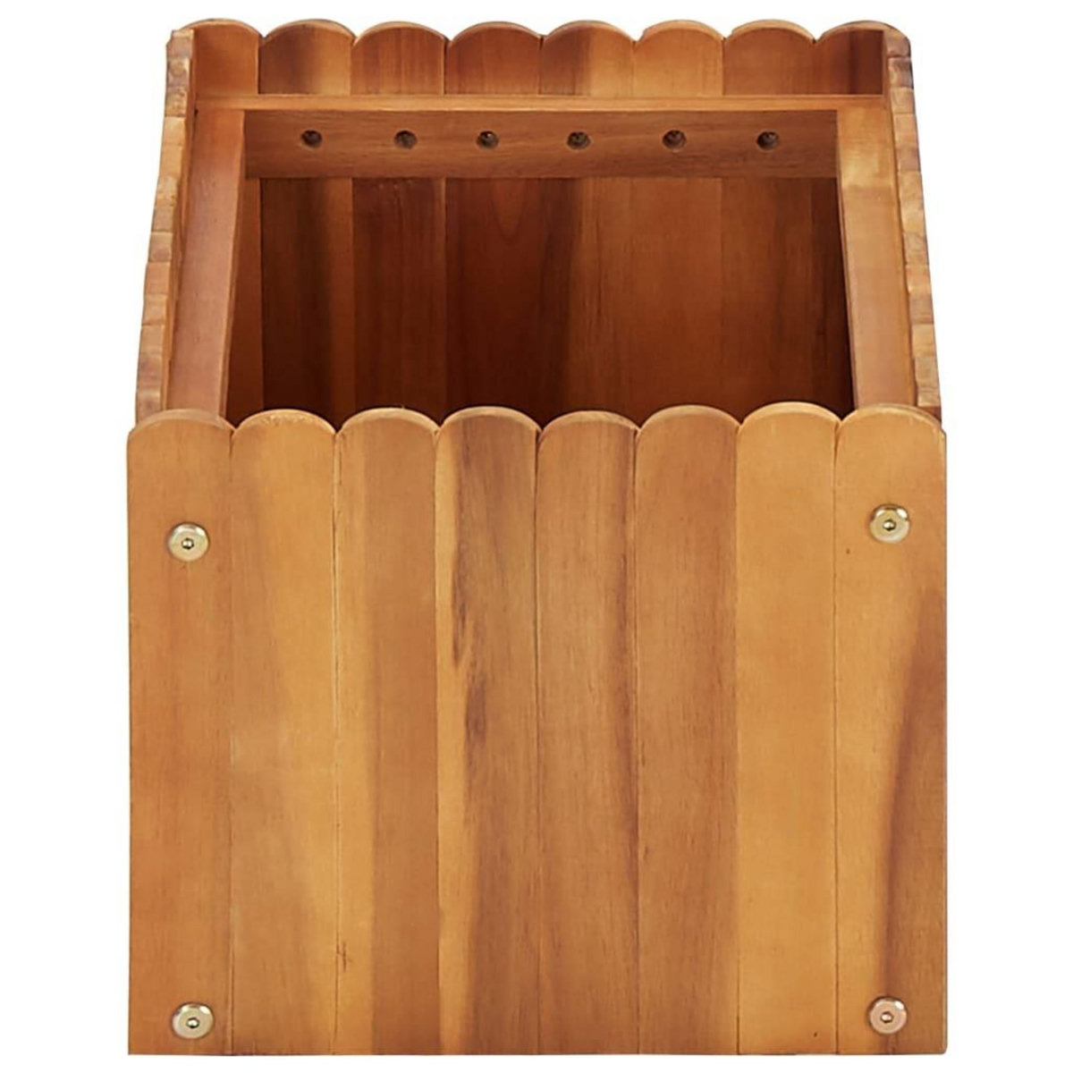 VIDAXL Lit sureleve de jardin 50x30x25 cm Bois massif d'acacia