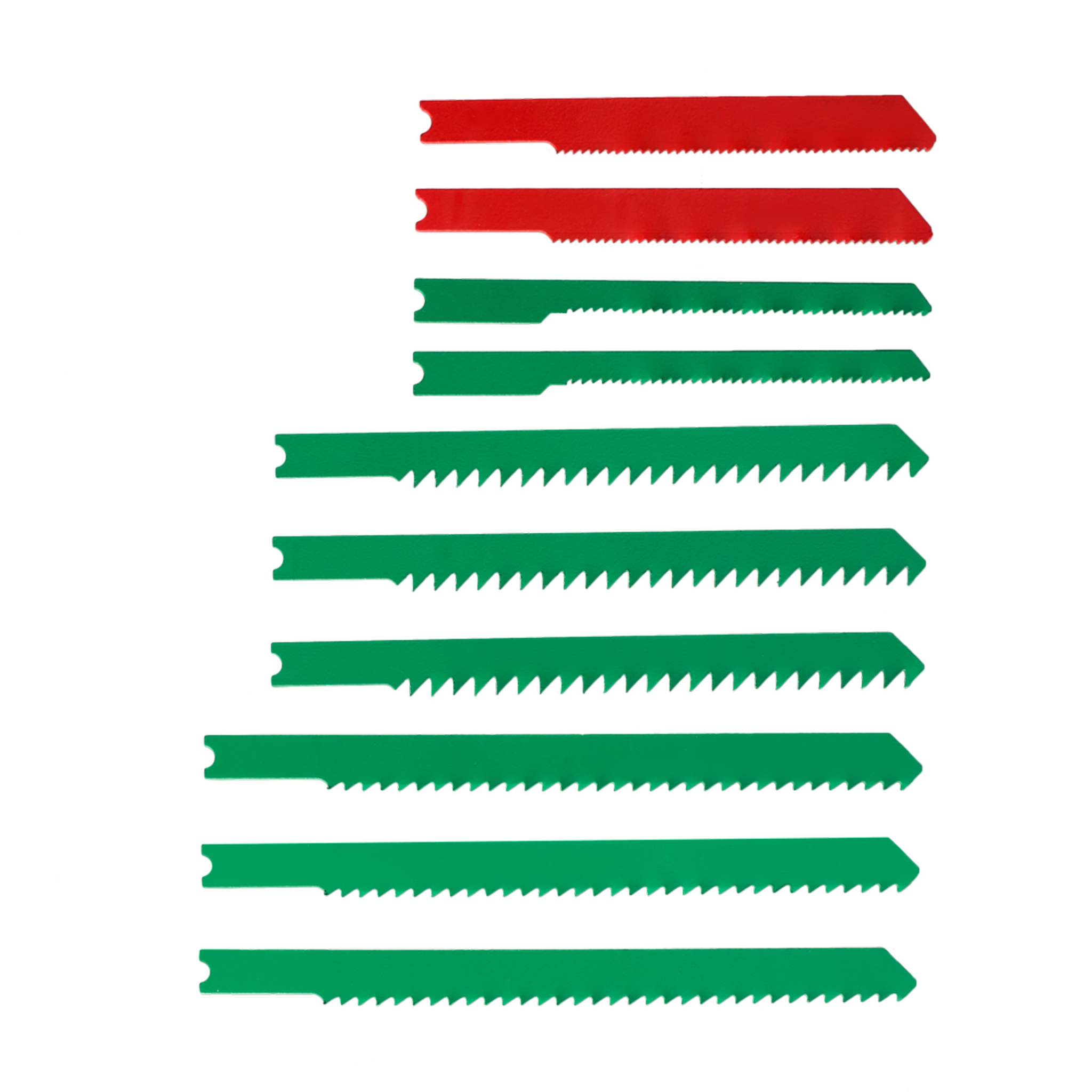 CENTRALE BRICO Lot de 10 lames en U pour bois et métaux coupe droite 1.5-30 mm