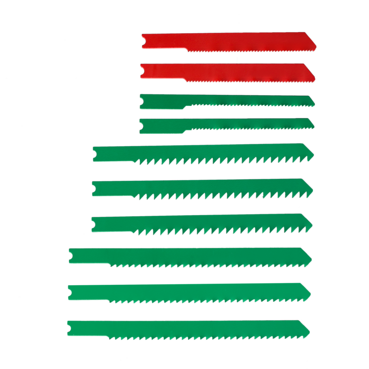 CENTRALE BRICO Lot de 10 lames en U pour bois et métaux coupe droite 1.5-30 mm