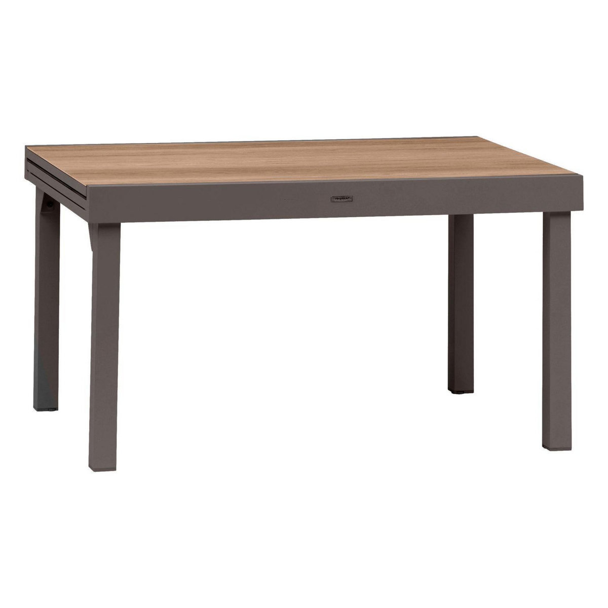 HESPERIDE Table de jardin extensible Piazza en aluminium