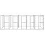 Voir la diapositive 2 : VIDAXL Chenil exterieur Acier galvanise 12,1 m²