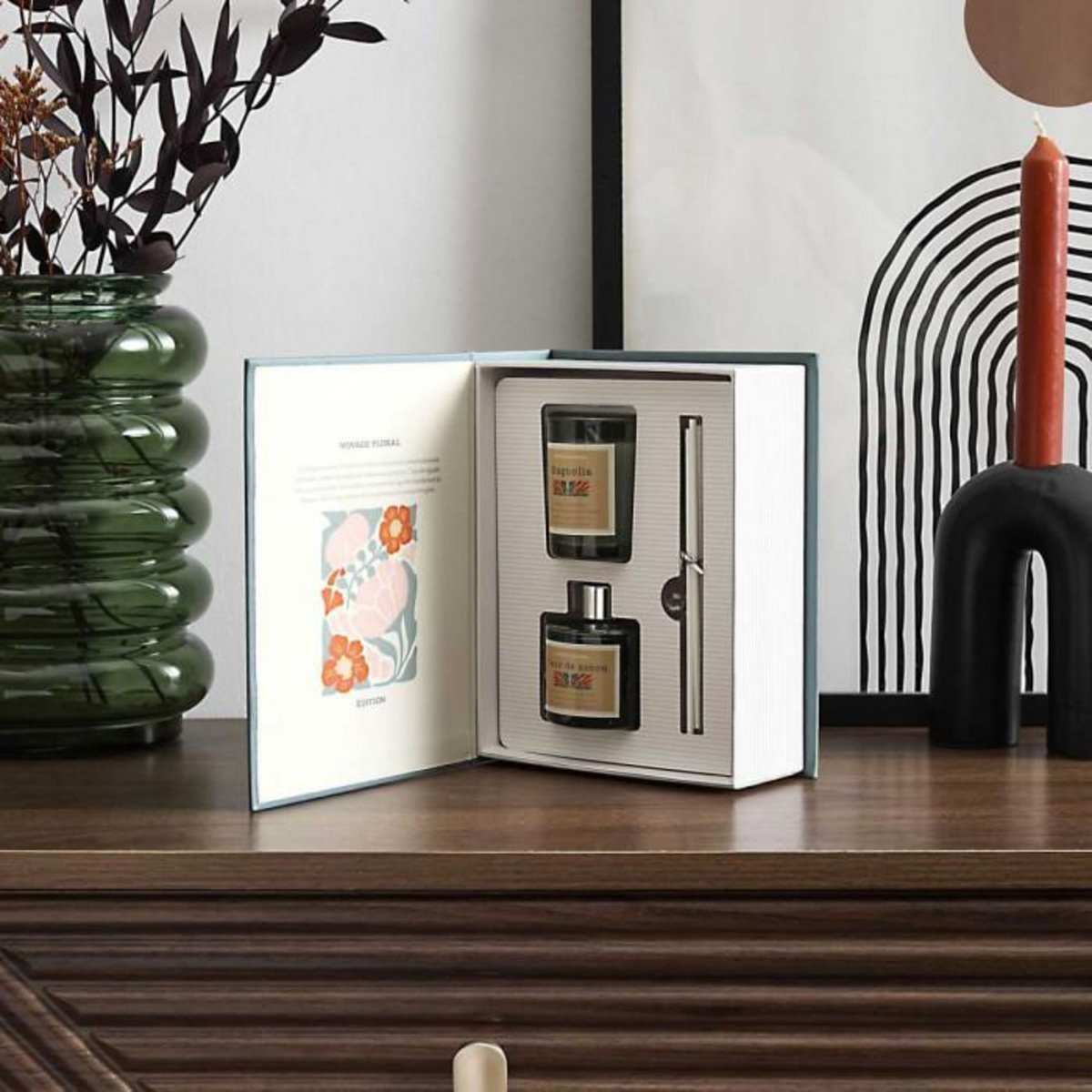 Paris Prix Coffret Senteur Parfumée   Flower  18cm Magnolia