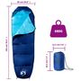 Voir la diapositive 5 : VIDAXL Sac de couchage momie pour adultes camping 3 saisons