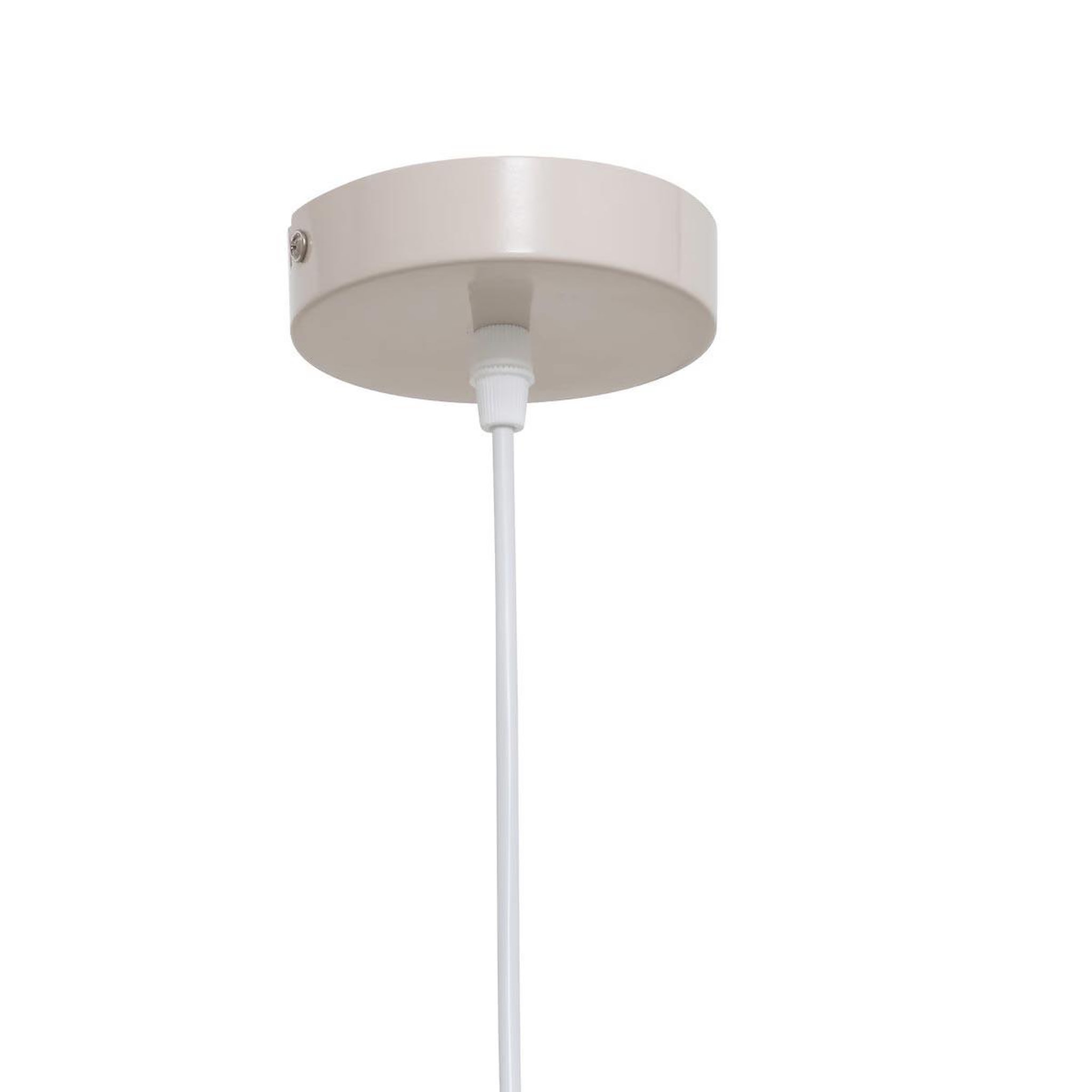 Voir la diapositive 4 : ATMOSPHERA Lampe suspension champignon  savio  27cm beige