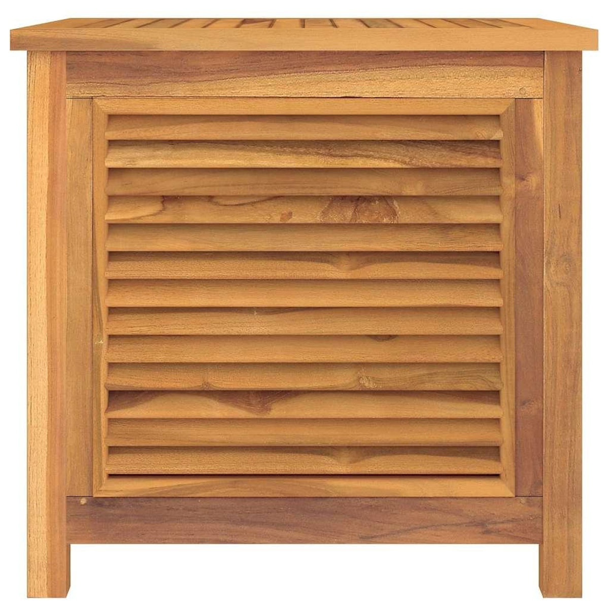 VIDAXL Boîte de rangement de jardin et sac 60x50x58cm bois massif teck