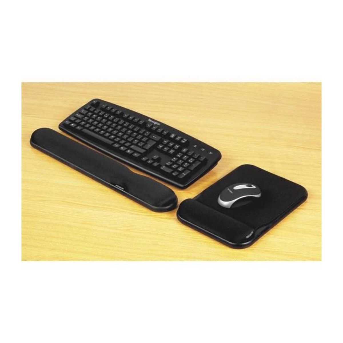 KENSINGTON EASTSIDE Kensington Tapis de souris en gel - Reglable en hauteur - Noir