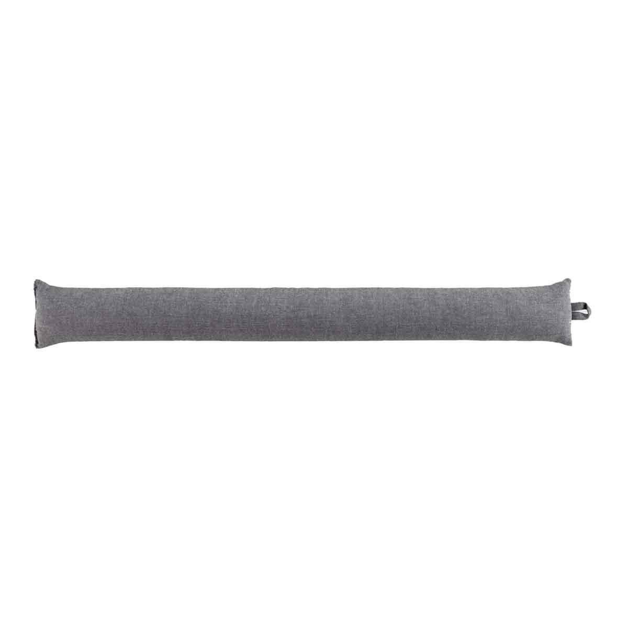 Voir la diapositive 2 : Douceur d'Intérieur Boudin bas de porte  megève  80cm bleu & gris