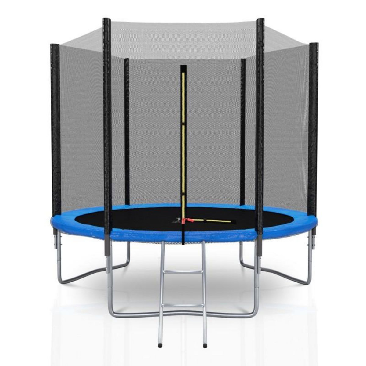 KAIA SPORTS Trampoline extérieur Deluxe 8Ft / ø244cm KAIA SPORTS Trampoline de jardin avec Filet, mousse de protection et échelle