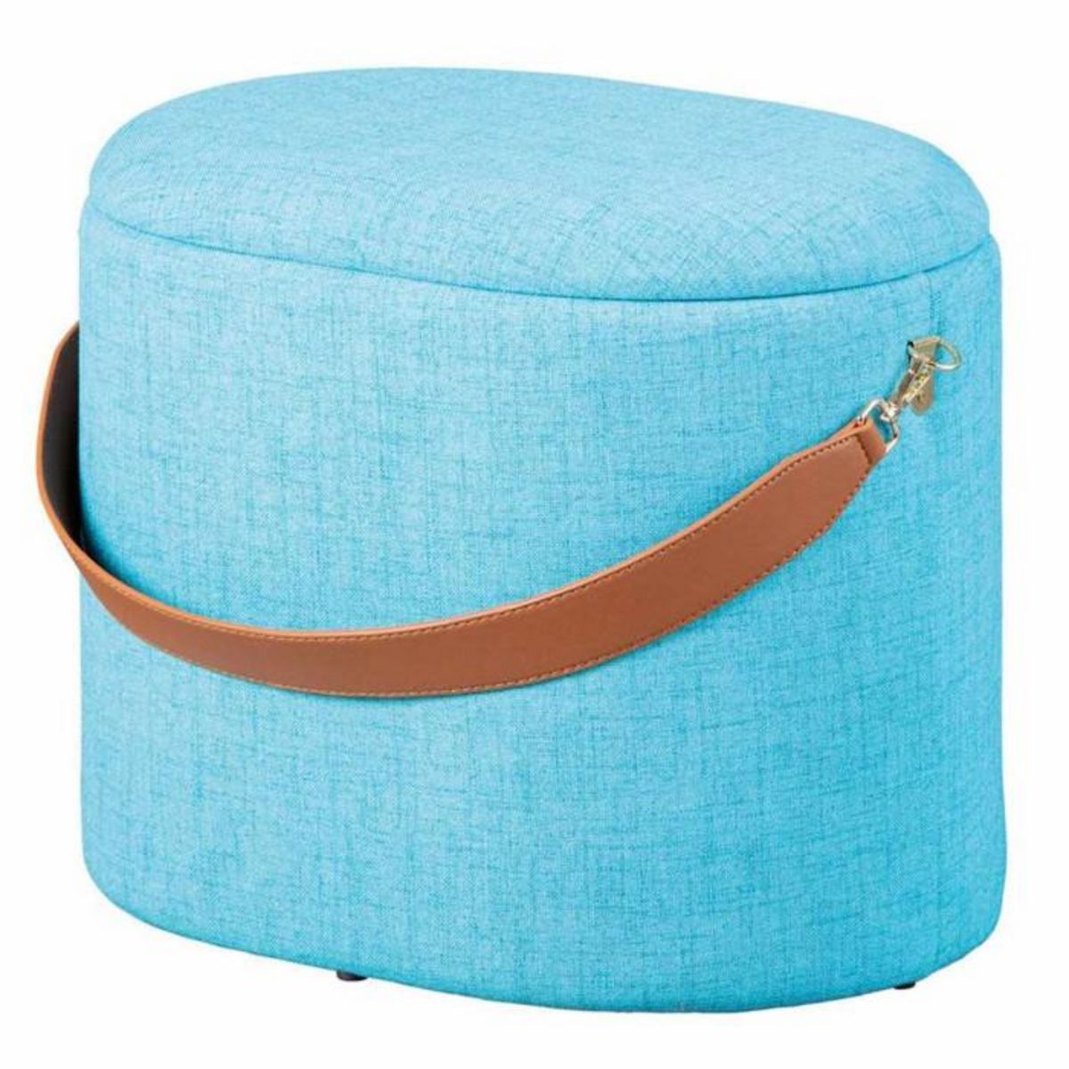 Paris Prix Pouf de Rangement à Anse  Dumont  42cm Turquoise