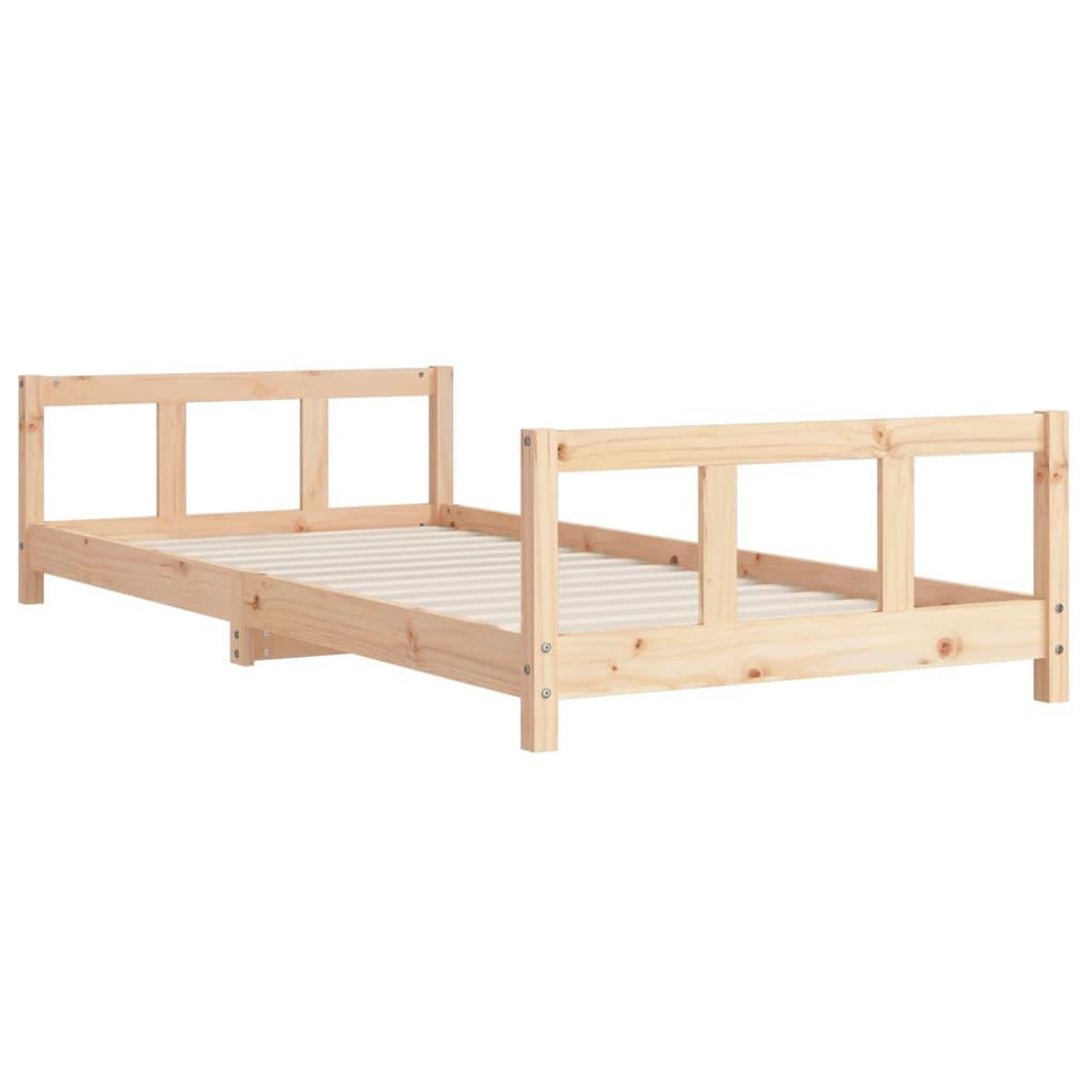 Voir la diapositive 3 : VIDAXL Cadre de lit pour enfants 90x200 cm bois de pin massif