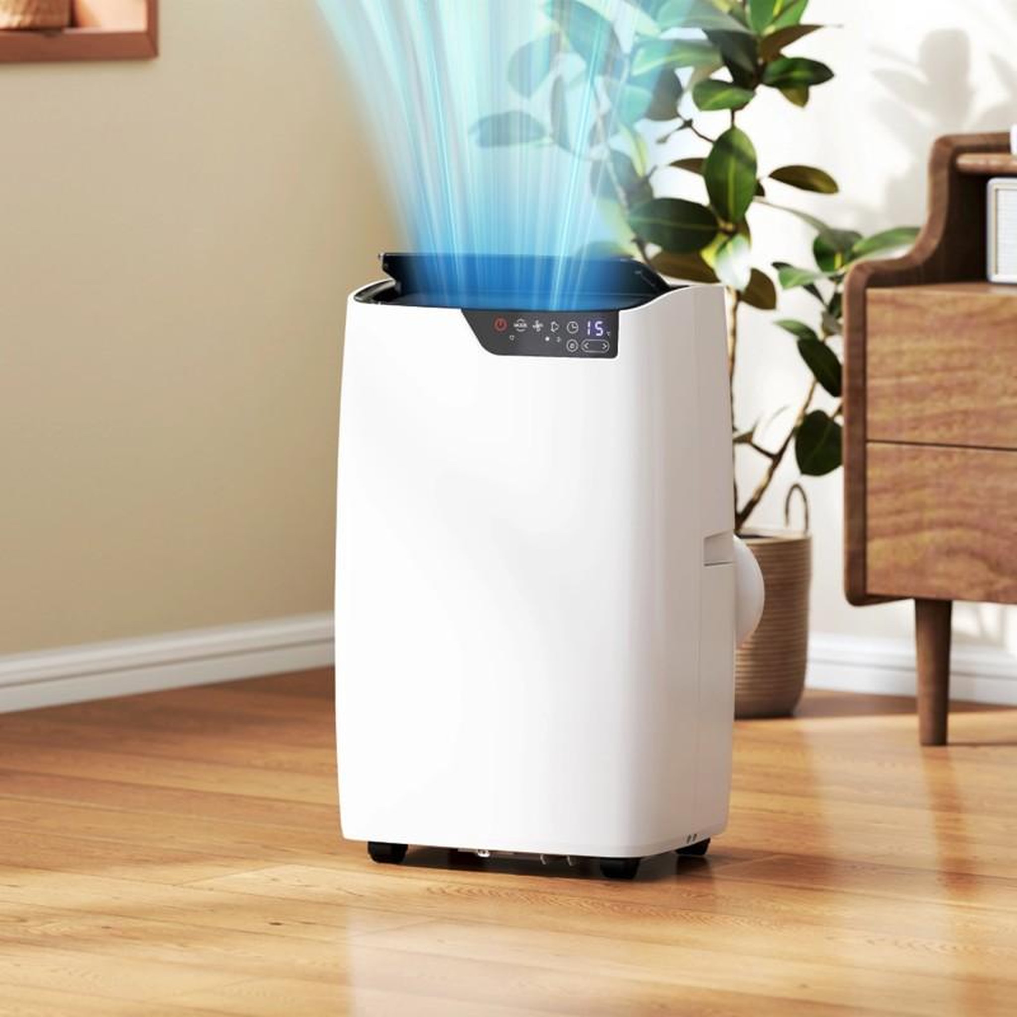 Voir la diapositive 6 : Climatiseur mobile réversible - 14000 btu / 3500 frigories –1500w