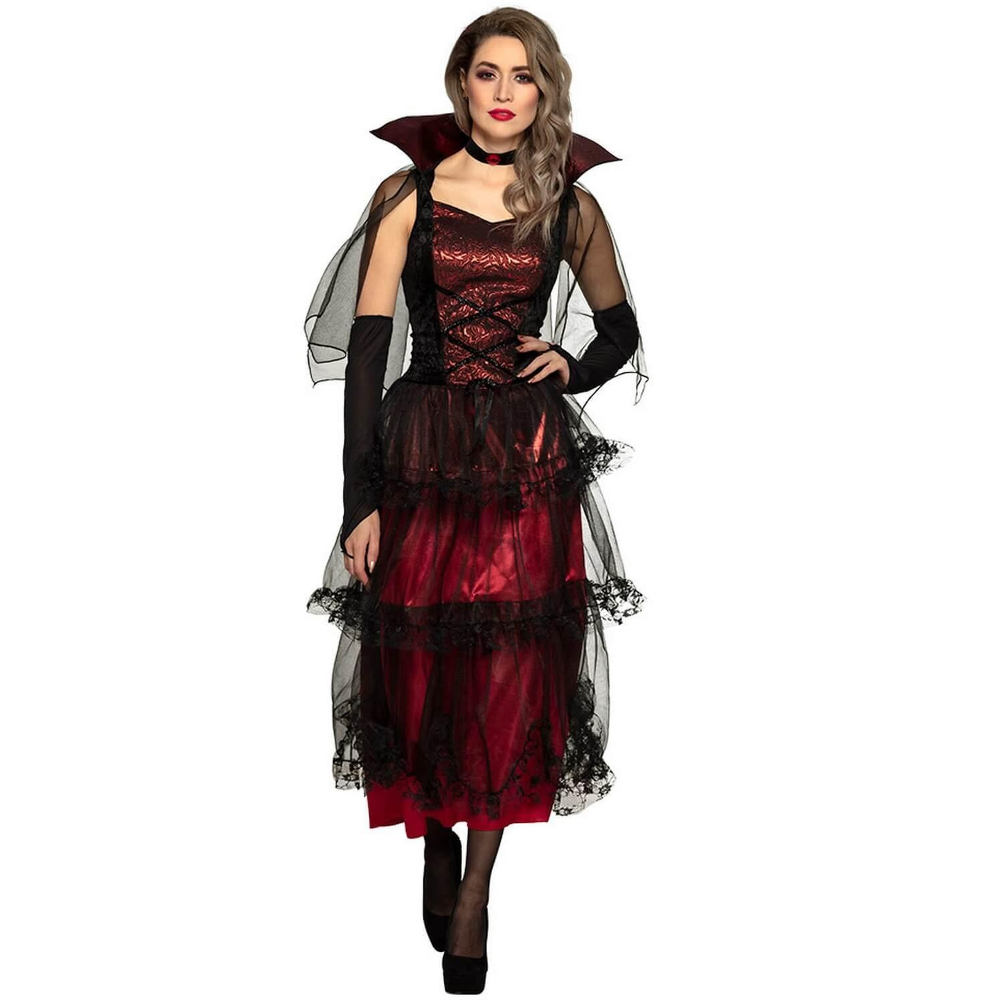Voir la diapositive 1 : Boland Déguisement vampire de minuit - Femme - XXL - 44/46
