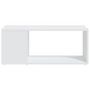 Voir la diapositive 5 : VIDAXL Meuble TV Blanc 80x24x32 cm Bois d'ingenierie