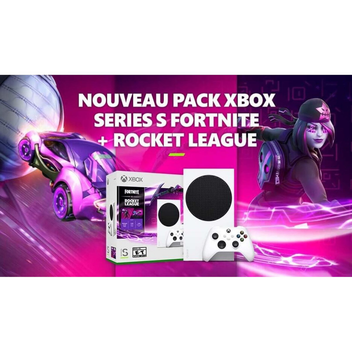 Pack Xbox Series S Fortnite + Rocket League