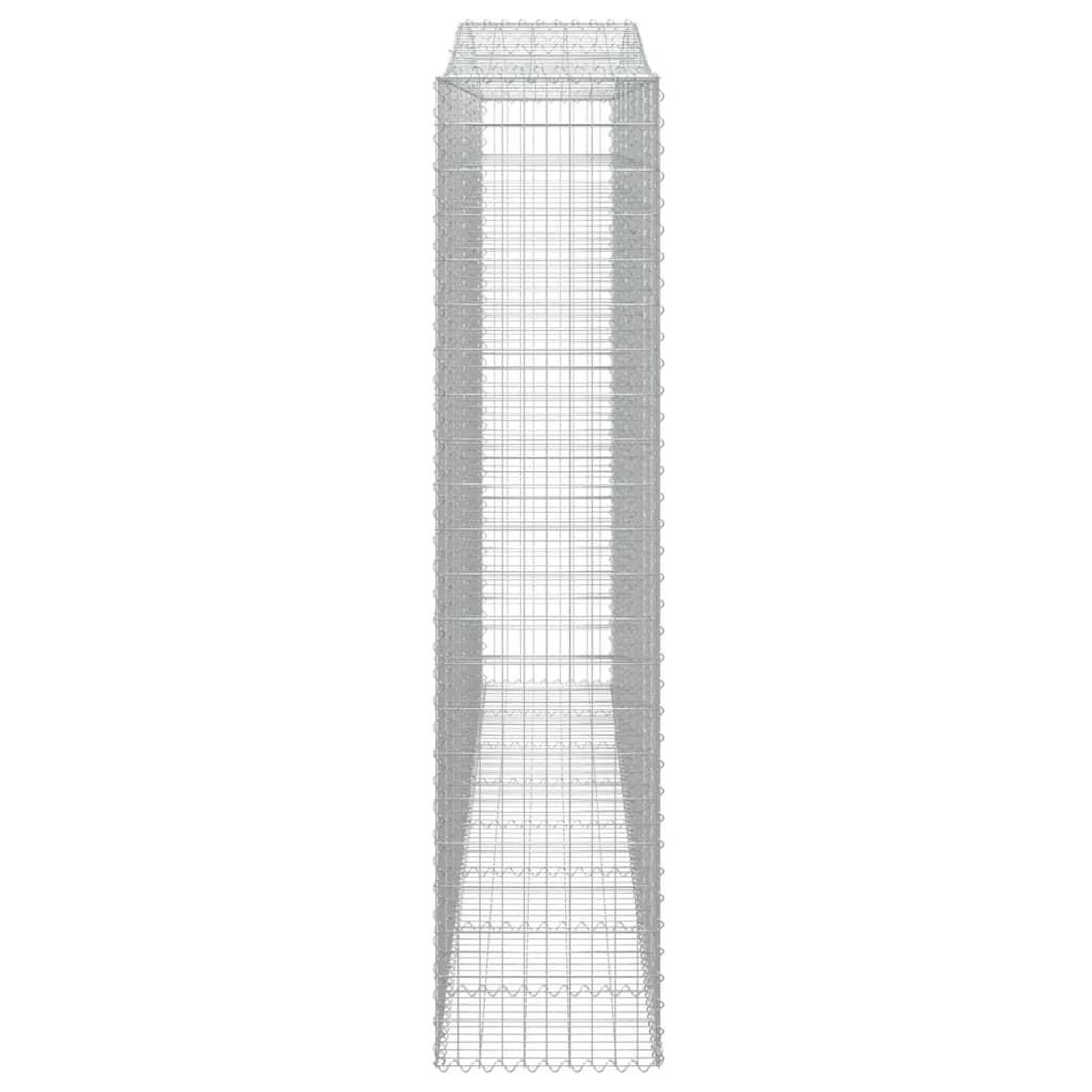 Voir la diapositive 5 : VIDAXL Paniers a gabions arques 5 pcs 400x50x220/240 cm Fer galvanise