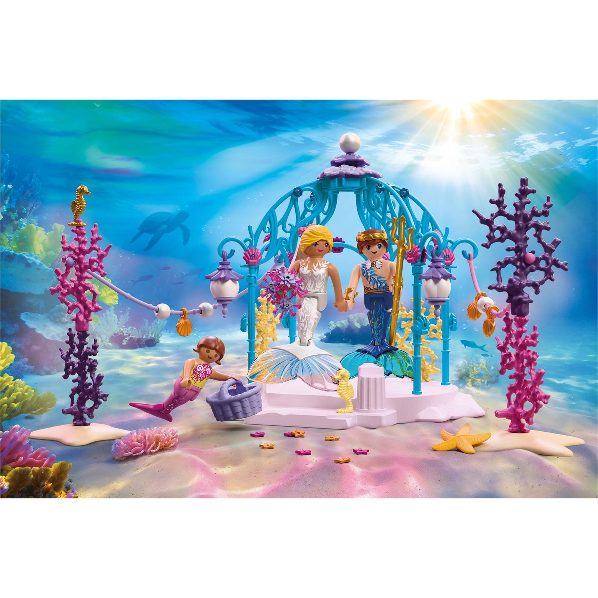 Voir la diapositive 2 : PLAYMOBIL Fantasy & Magic Mariage des sirènes