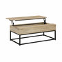 Voir la diapositive 5 : SWEEEK Table basse. loft. 1 plateau relevable. deux espaces de rangement. L 100 cm x l 55 cm x H 40.5 cm