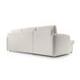 Voir la diapositive 6 : BEST MOBILIER Pocatello - canapé d'angle réversible 4 places - convertible avec coffre - en tissu bouclette