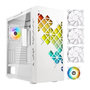 Voir la diapositive 1 : BitFenix Boitier PC sans alimentation - BITFENIX Tracery ARGB (Blanc) - Moyen tour - Format E-ATX
