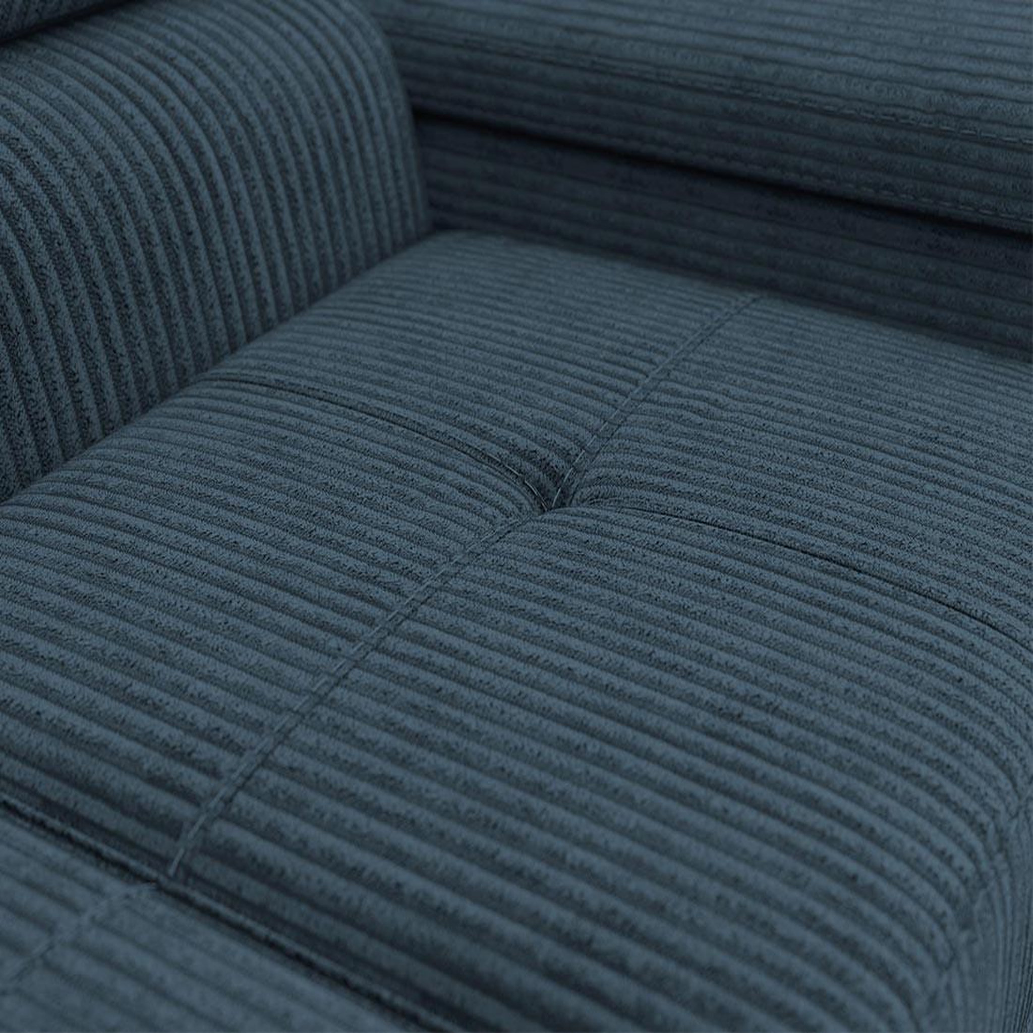 Voir la diapositive 4 : BEST MOBILIER Pablo - canapé droit 2 places avec têtières ajustables - en velours côtelé