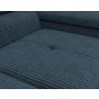 Voir la diapositive 4 : BEST MOBILIER Pablo - canapé droit 2 places avec têtières ajustables - en velours côtelé