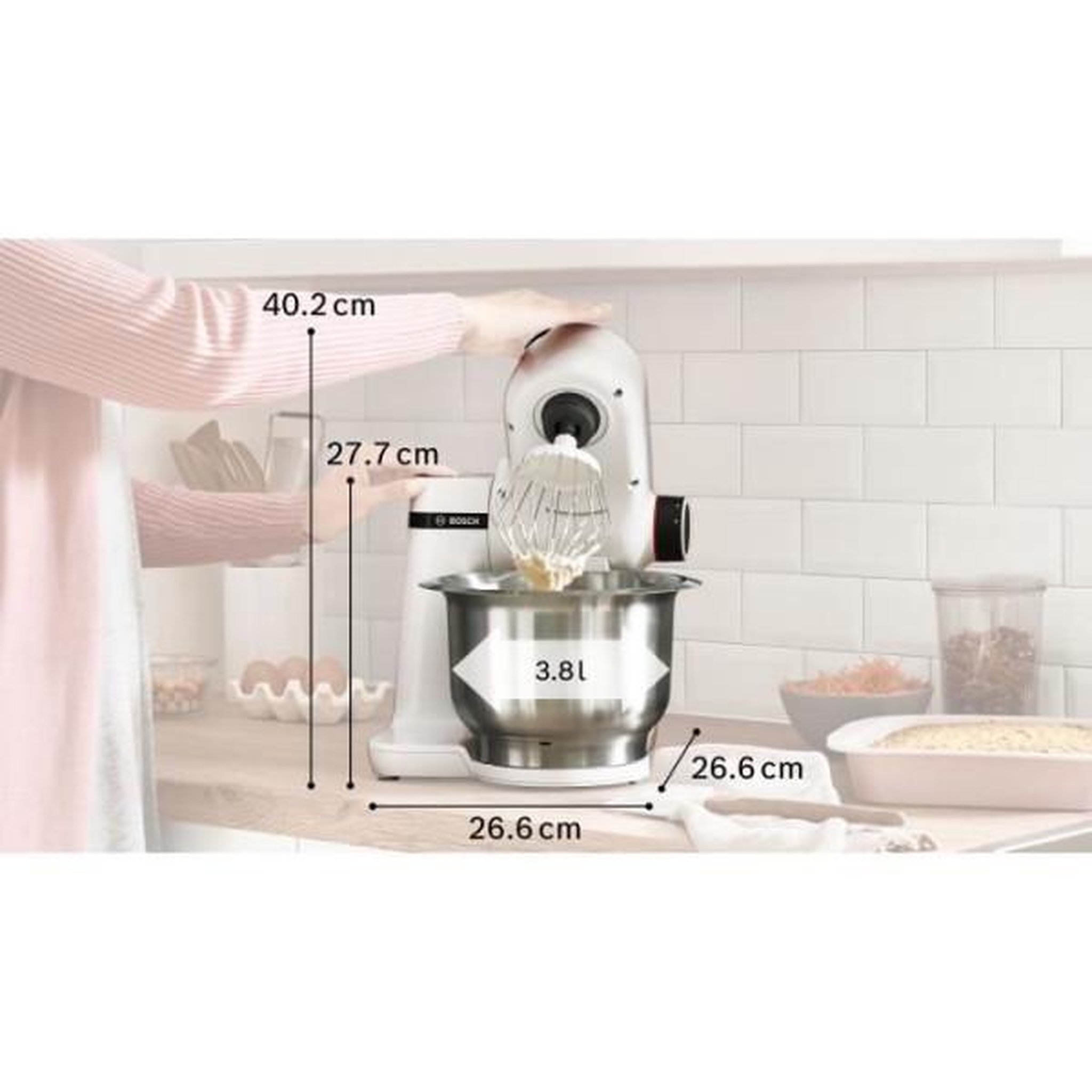 Voir la diapositive 3 : BOSCH Robot pâtissier Bosch MUMS2EW00E Série 2