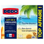 Voir la diapositive 2 : DODO Lot de 2 oreillers confort moelleux en microfibre toucher peau de pêche HAPPY SUMMER