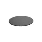SECRET DE GOURMET Lot de 6 Assiettes à Dessert  Ardoise  22cm Gris