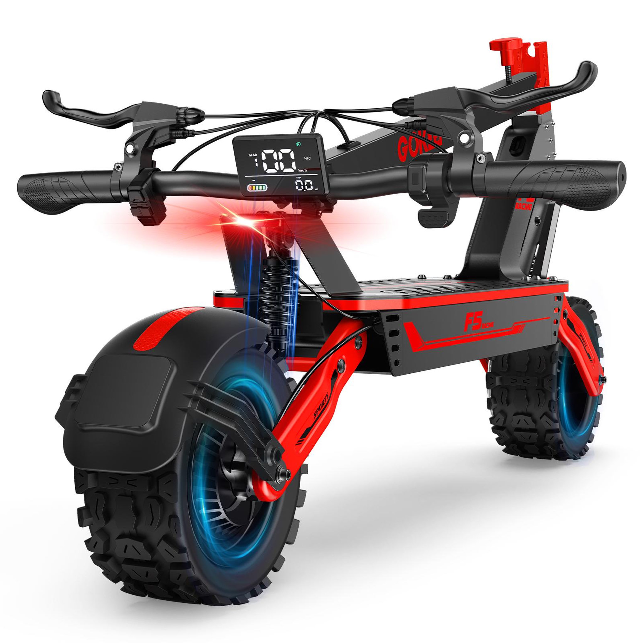 GOKEEP Trottinette électrique pliable GOKEEP F5, 11 pouces. Coloris disponibles : Vert, Rouge