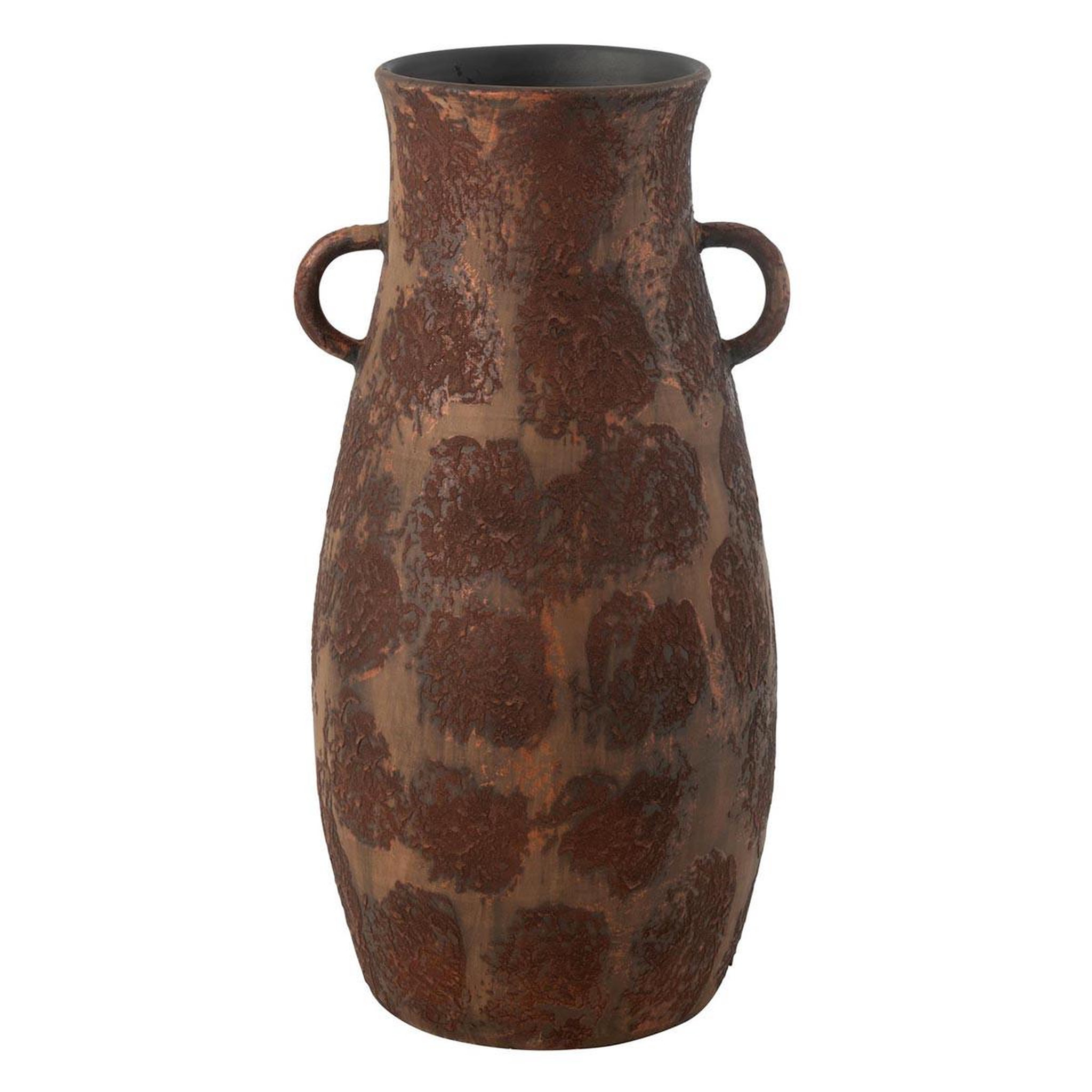 J-LINE Vase en terre cuite  amphore  70cm marron