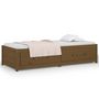 Voir la diapositive 5 : VIDAXL Lit de jour sans matelas marron miel 90x200 cm bois pin massif