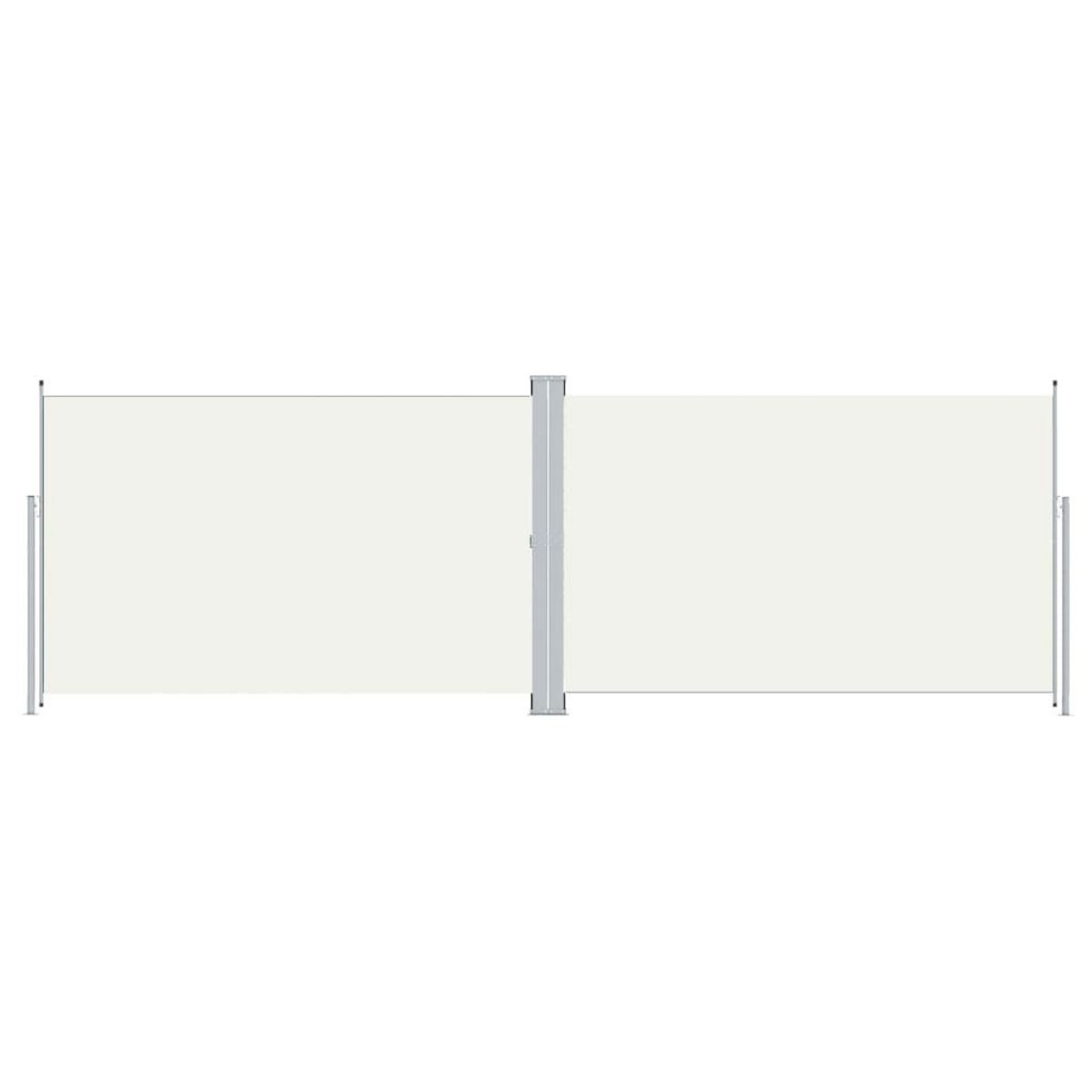 VIDAXL Auvent lateral retractable Creme 200x600 cm
