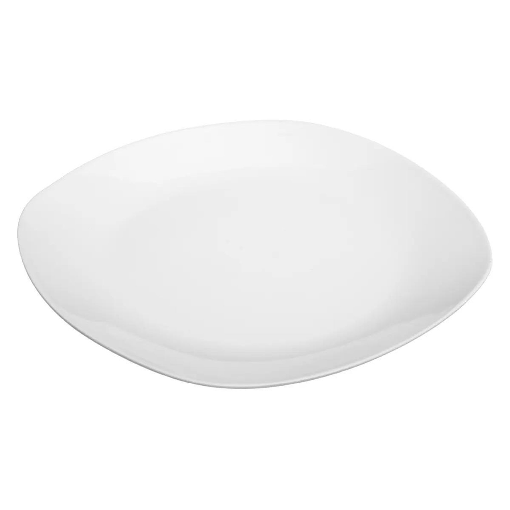 Voir la diapositive 2 : SECRET DE GOURMET Lot de 6 assiettes plates  plaza  25cm blanc
