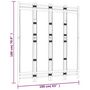 Voir la diapositive 6 : VIDAXL Cloison de separation pliante 4 panneaux 160 cm Bambou et toile