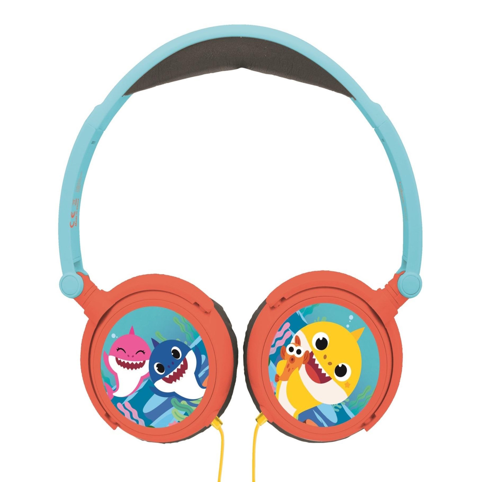 Voir la diapositive 2 : Lexibook Casque stéréo filaire pliable Baby Shark avec limitation de volume d'écoute