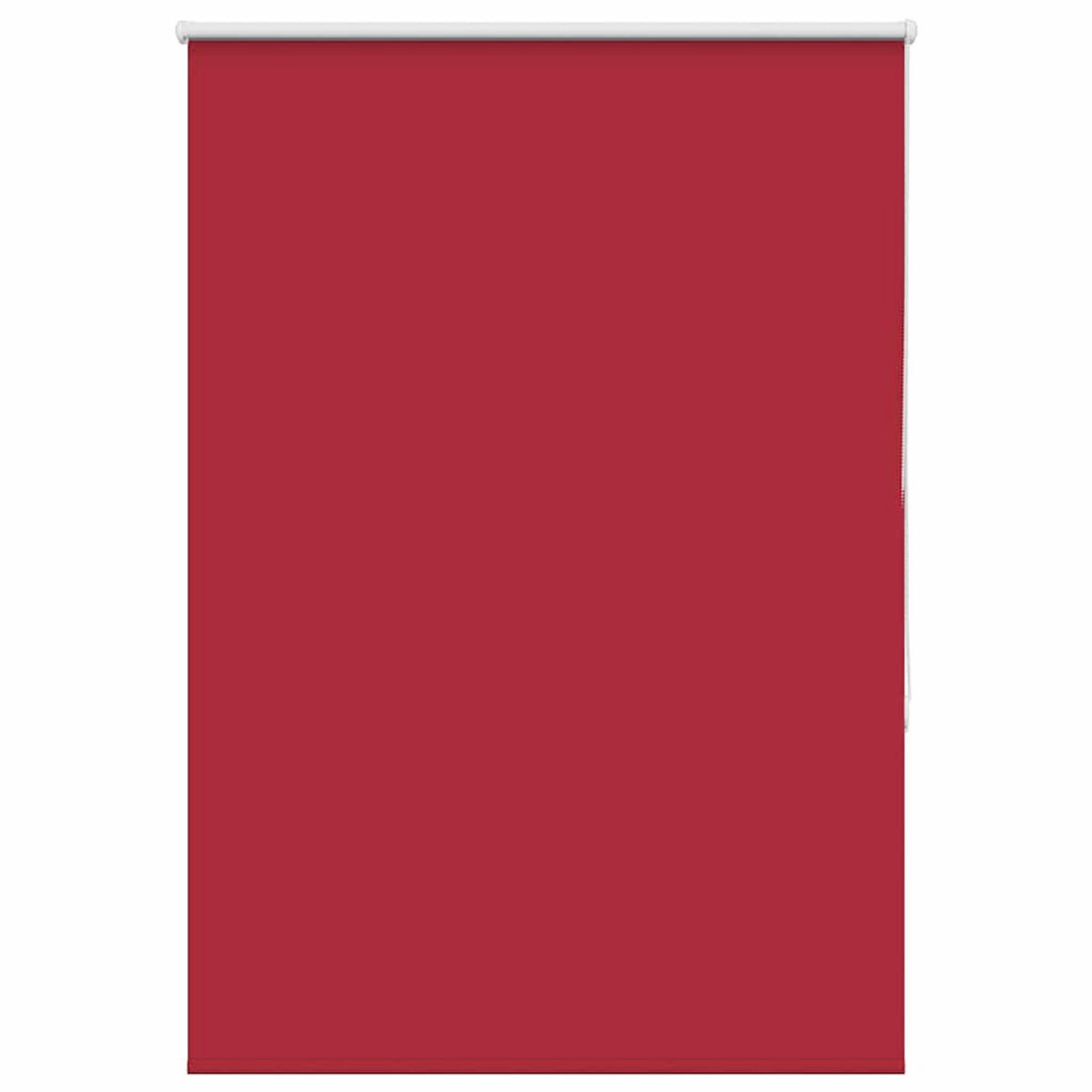 VIDAXL Store enrouleur occultant rouge largeur du tissu 110,7 cm